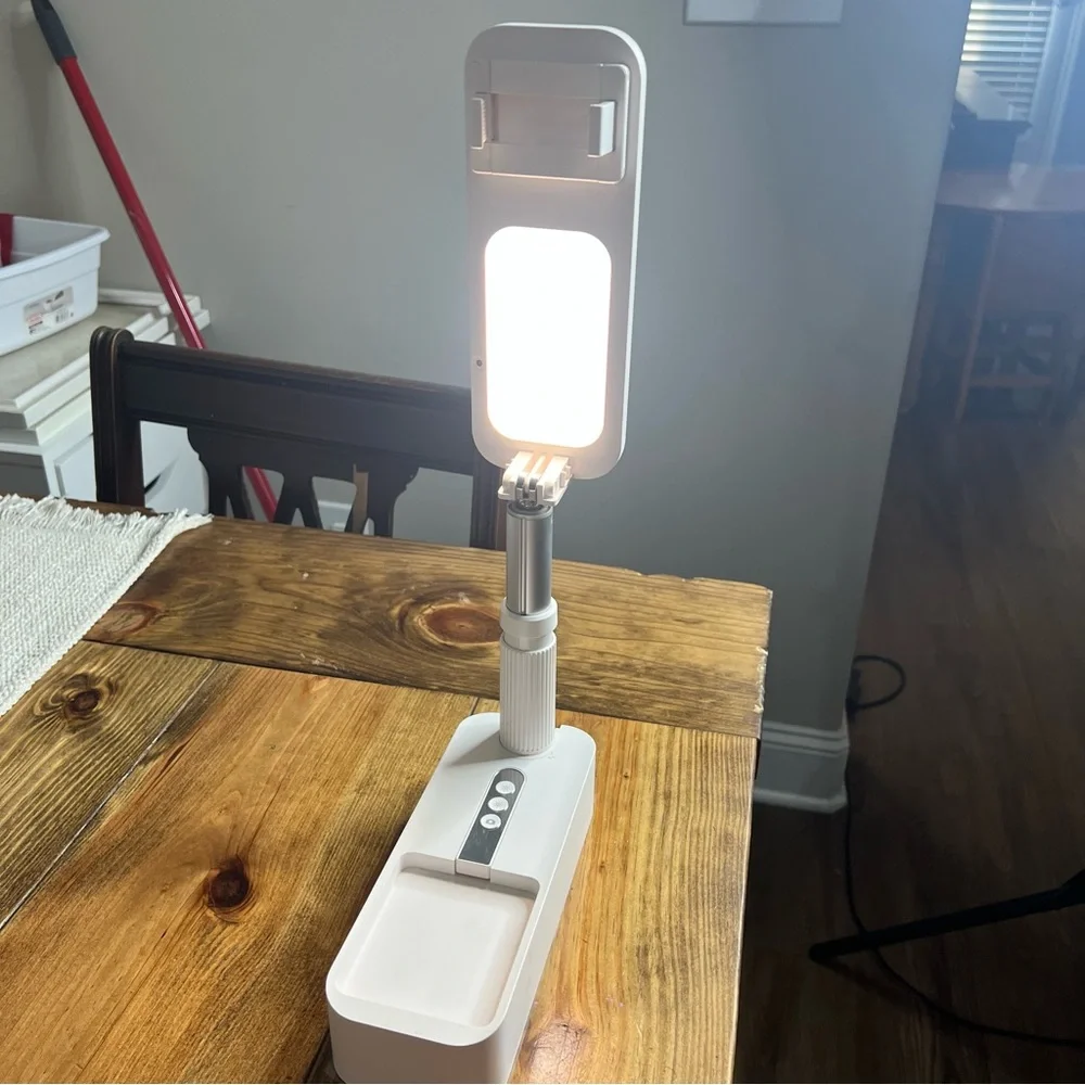 Content Creating Phone Stand 360° Rotate Dual Spindle